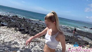 Open-air dicking in HD POV motion picture with a horny girl - Riley Star